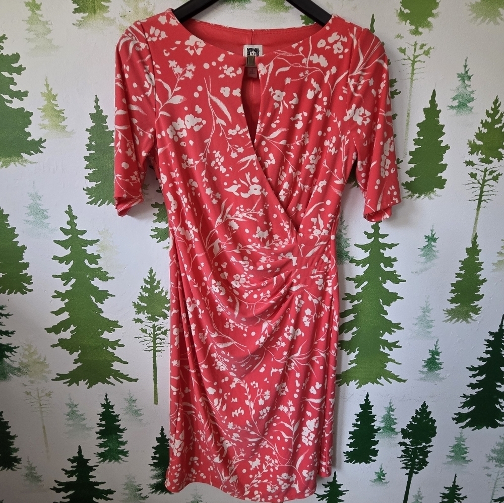 Anne Klein Floral Pink Dress